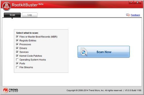 Trend Micro RootkitBuster