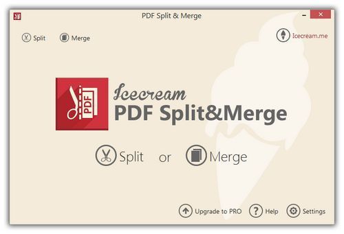 Icecream PDF Split and Merge