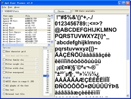 dp4 Font Viewer