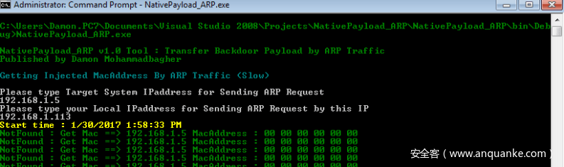 图12:NativePayload_ARP工具 图12:NativePayload_ARP工具