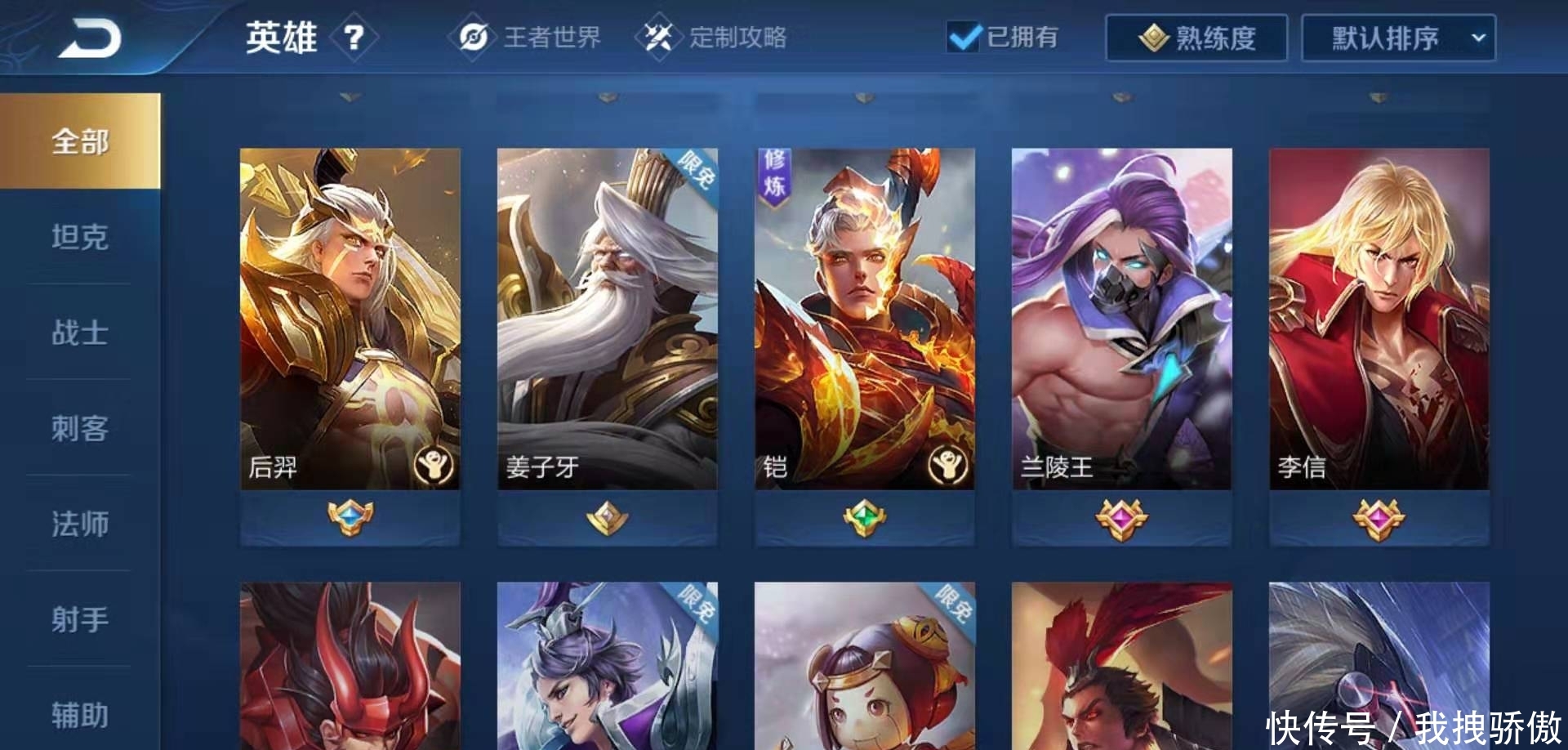 王者只会1个英雄